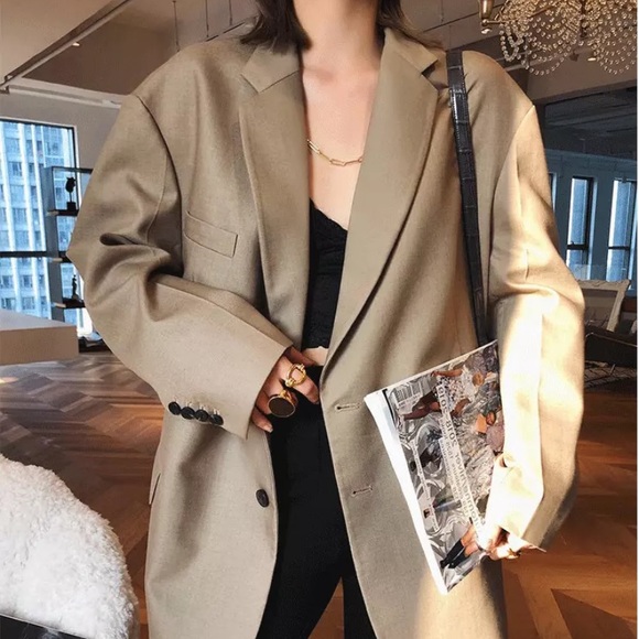 Oversize fit blazer